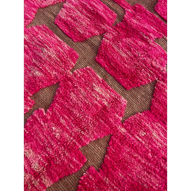 Bauhaus Moroccan Beni Ouarain Rug, 1990 For Sale - Image 3 of 11