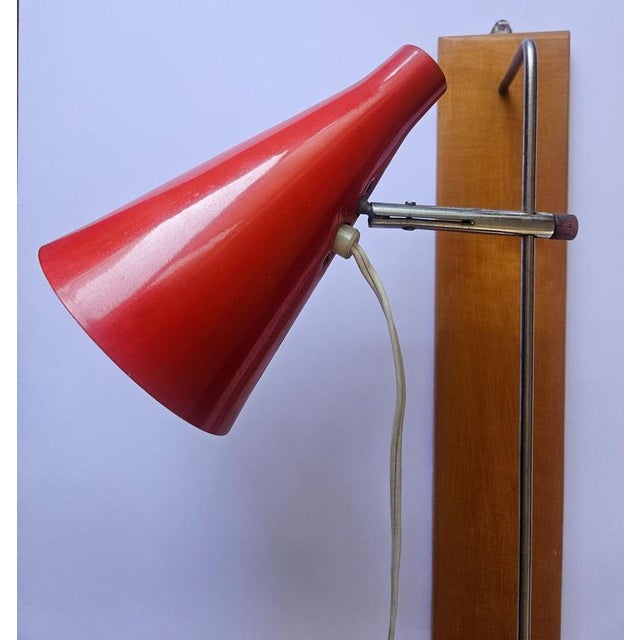 1960s Mid-Century Wall Lamp in style of Stilnovo from Lidokov, 1960s For Sale - Image 5 of 16