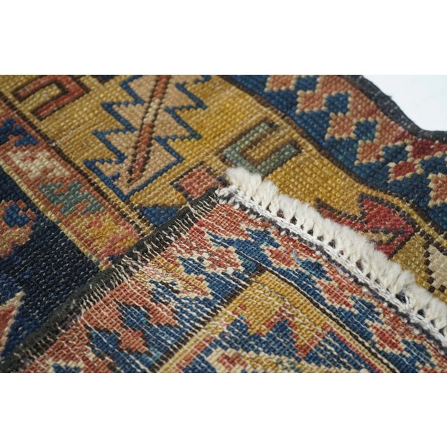 Blue Late 18th Century Antique Shirvan Rug 2'6'' x 4'1'' For Sale - Image 8 of 8