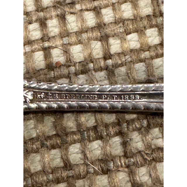 Gorham Antique Gorham "Cambridge" Sterling Silver Teaspoons. Monogram "N". 5 5/8" For Sale - Image 4 of 4
