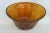 Glass Indiana Harvest Grape Style Amber Glass Punch Bowl For Sale - Image 7 of 11