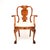 Wood Vintage Queen Anne Style Dining Table and Chairs in Burr Walnut, 1920, Set of 9 For Sale - Image 7 of 11