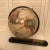 White 1970's World Globe With Acrylic Stand For Sale - Image 8 of 10
