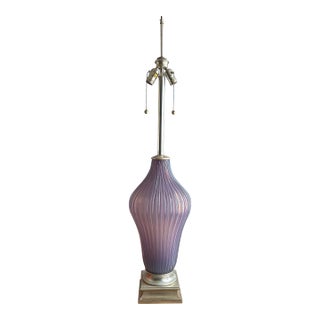 1980s Large Murano Glass Lamp by Marbro For Sale