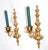 1970s Solid Cast Bronze Candle Sconces, Non Electrified Wall Lights - Pair For Sale - Image 12 of 12