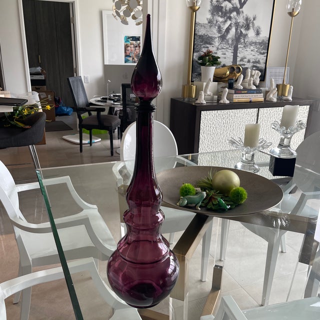 1960s Purple Decanter, 1960s For Sale - Image 5 of 5