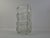 Vintage pressed glass vase "Brickwork" designed by Jiří Zejmon in 1969 and produced by Rudolfova Huť, Czechoslovakia. This...