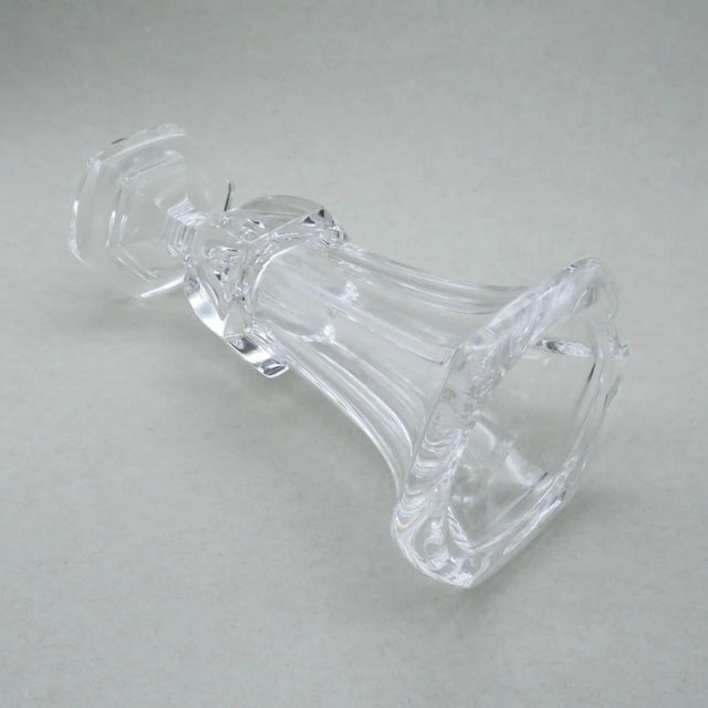 Glass Biedermeier-Style Crystal Vase For Sale - Image 7 of 8