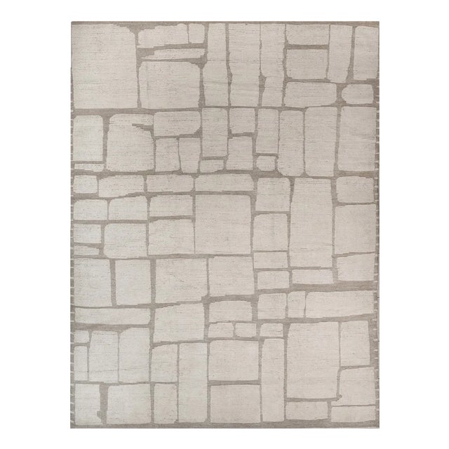 Knotted Rug in Wool by DSV Carpets For Sale