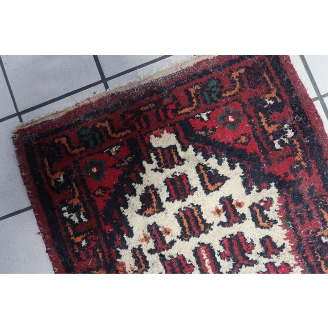 1970s, Handmade Vintage Persian Hamadan Rug 2' X 4' For Sale - Image 4 of 11