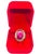 Red Bochic “Orient” Vintage Ruby & Yellow Sapphire Ring Set In 18 K Gold & Silver For Sale - Image 8 of 12