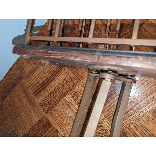 French Antique French Magazine Rack Stand For Sale - Image 3 of 7