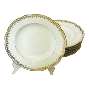 Antique Limoges Soups, Set of 7