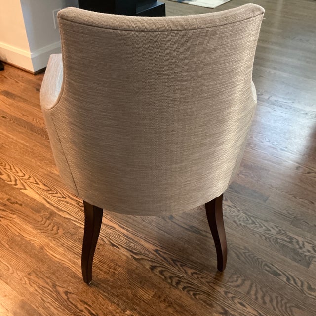 Cream Baker Furniture Thomas Pheasant Ritz Dining Leather Chairs + Two Baker Hostess Chairs - Set of 10 For Sale - Image 8 of 15