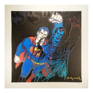 After Andy Warhol, Superman, Limited Edition Lithograph, 1980s For Sale