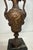Antique Ornate Bronze Patinated Marble Victorian Ewer Mantle Garniture Vase For Sale - Image 11 of 15