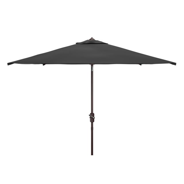 2020s Kamen 6.5Ft X 10Ft Auto Tilt Rectangle Market Umbrella, Black For Sale - Image 5 of 5