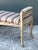 Vintage Louis XV Striped Bench For Sale - Image 12 of 12