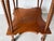 Antique Arts & Crafts Style Two-Tier Oak Accent Table With Scalloped Top Barley Twist Legs and Ball Feet For Sale - Image 4 of 12