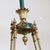 Metal Chandelier in Gilded Bronze and Green Lacquered Metal For Sale - Image 7 of 18