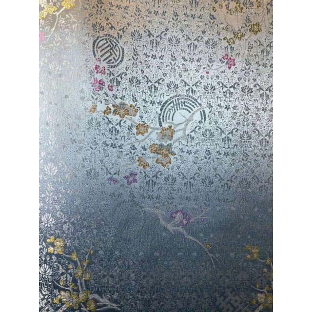 This beauty is one of many textile pieces in our collection of designer fabrics. Purchased in China during the 90's you...