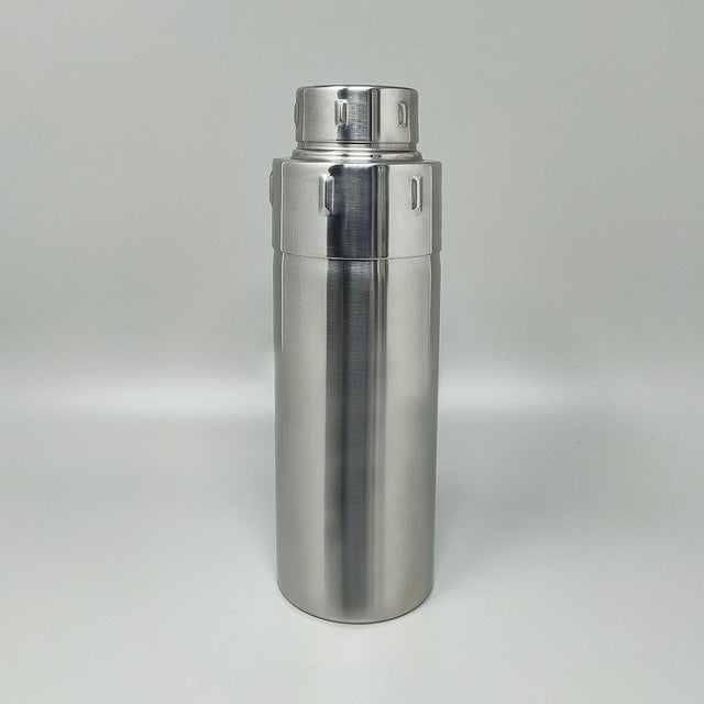 Silver Mid-Century Modern Italian Cocktail Shaker by Gio Ponti for Fratelli Calderoni, 1970s For Sale - Image 8 of 8
