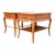 Hekman French Provincial Louis XV Carved Walnut Nightstands or Side Tables, Pair For Sale
