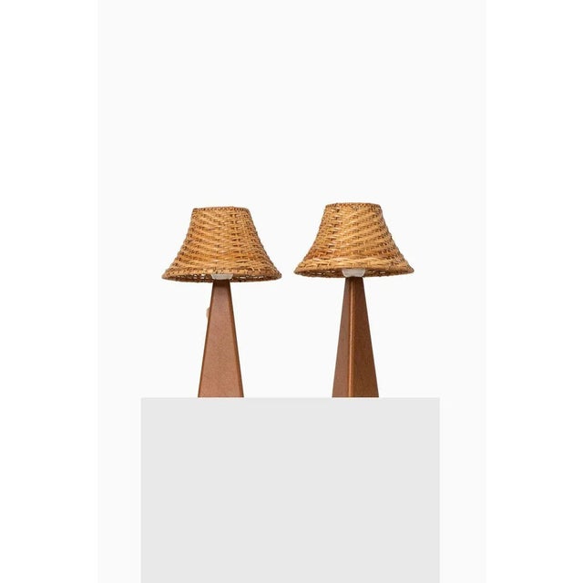Wood Table Lamp by AB Armaturhantverk, Sweden For Sale - Image 7 of 8