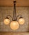 Art Deco Chandelier with Four Lights attributed to Muller, 1890s For Sale - Image 6 of 6