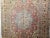 19th Century Persian Kerman Lavar Rug, Handwoven Floral Pattern, Red & Ivory, 8’ X 11’ For Sale - Image 9 of 12