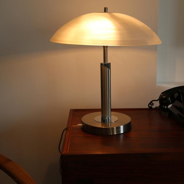 Postmodern Mushroom Glass Lamp, Germany, 1990s For Sale - Image 4 of 10