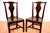 Wood Set of Chippendale Welsh Vase Back Hall Dining Chairs For Sale - Image 7 of 18