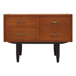 Vintage Danish Teak Chest of Drawers, 1970s For Sale