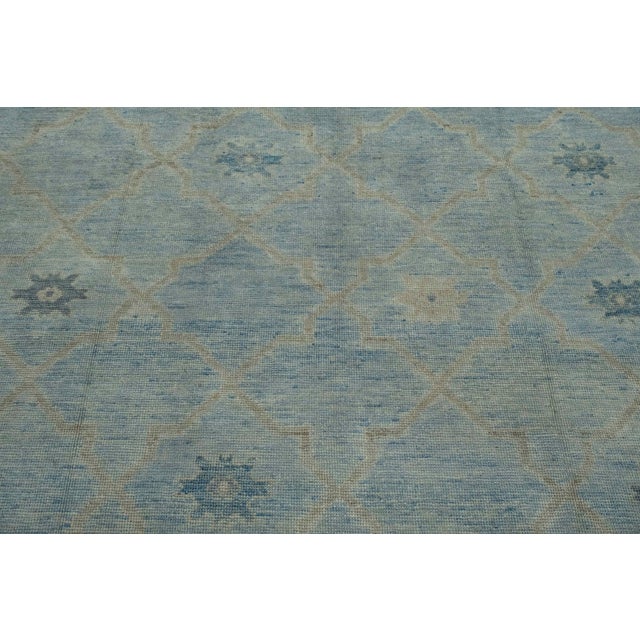 Oushak Rug 10'1" x 14' #17841 For Sale In Houston - Image 6 of 8