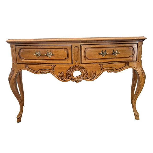 Elevate your entryway, dining room, or living space with this stunning vintage credenza by high-end maker Century...