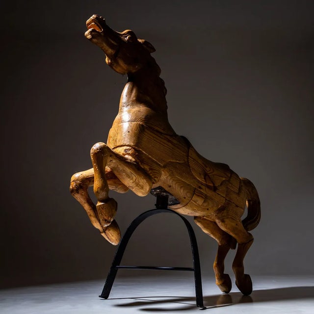 Wooden Merry-Go-Round Horse, Early 20th Century For Sale - Image 10 of 10
