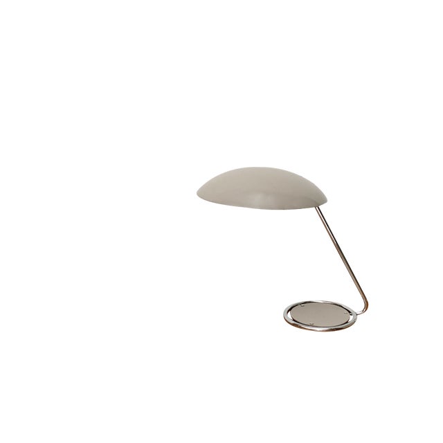 Mid-Century German Model 6761 Metal Table Lamp by Christian Dell for Kaiser Leuchten, 1960s For Sale