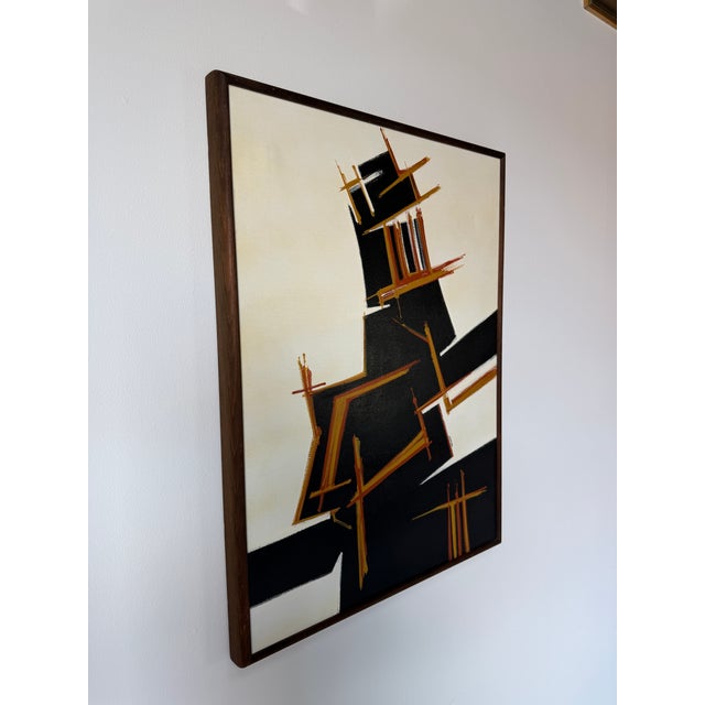 Beautiful painting by the artist TAOGAEA, known for his bold, high-contrast compositions and eclectic modernist style....