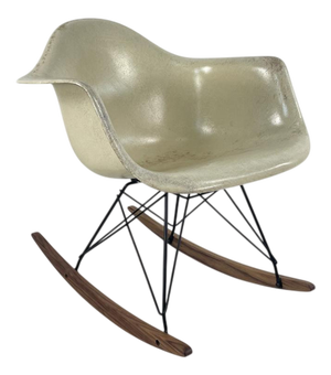 RAR Rocking Chair in Parchment Fibreglass by Charles and Ray Eames for Herman Miller, 1950s