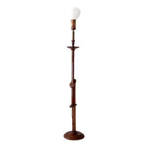 Antique Arts & Crafts Adjustable Floor Lamp