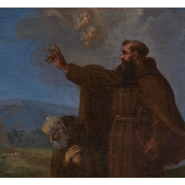 Italian 18th C. Italian School Biblical Scene Painting For Sale - Image 3 of 7