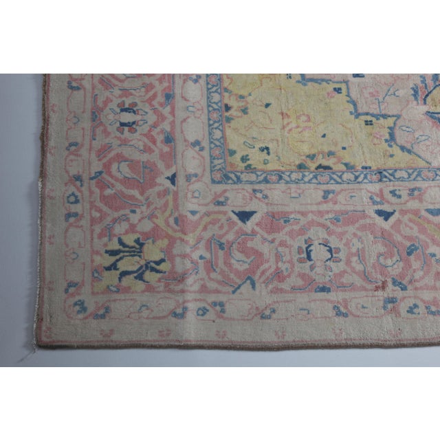 1930s 1930s Muted Tone Tribal Rug -6' 9'' X 11' 11'' For Sale - Image 5 of 14