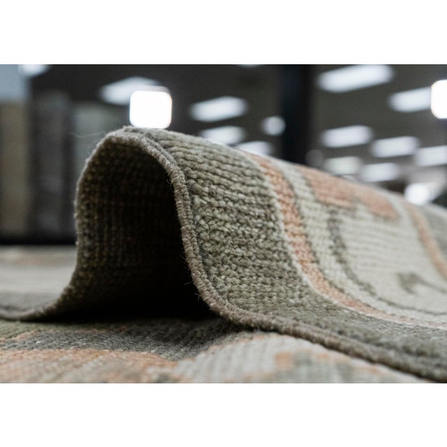 Textile Turkish Oushak Square Rug 13'4" x 13'10" #20393 For Sale - Image 7 of 8