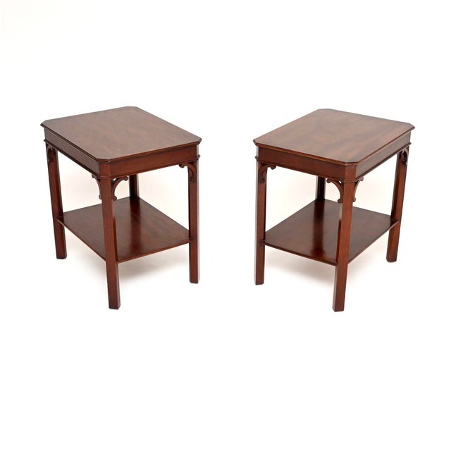 Georgian Side Tables, 1950s, Set of 2 For Sale - Image 3 of 8