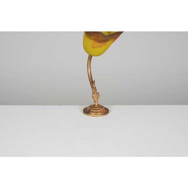 Glass Paste Wall Light by David Guéron for Verrerie d'Art Degué, 1920s For Sale - Image 4 of 7