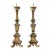 Brass 16th Century Italian Gilt Cathedral Altar Candlesticks - A Pair For Sale - Image 8 of 8