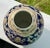 Mid Century Blue and Gold Porcelain Lidded Jar For Sale In New York - Image 6 of 11