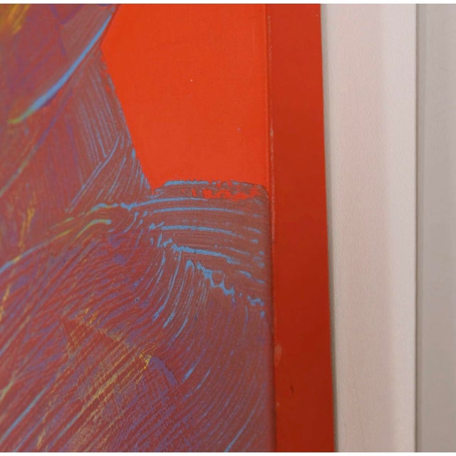 1980s “Deemed to Include” 1981 Charles Emery Powell Abstract Painting For Sale - Image 5 of 6