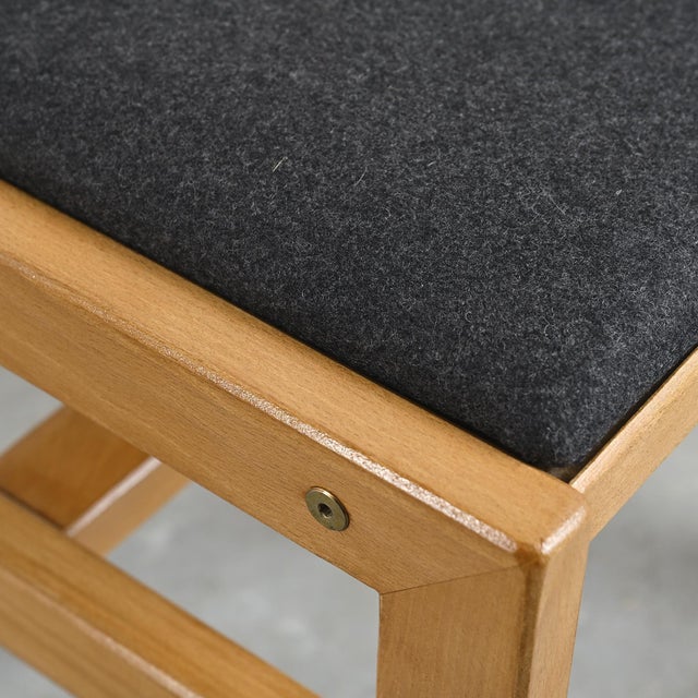 Wood Chair by André Sornay, 1960s For Sale - Image 7 of 14