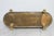 Vintage Oval Elongated Footed Brass and Copper Reticulated Planter W/ Paw Feet For Sale - Image 13 of 14